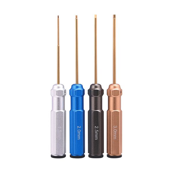 4pcs machined alloy aluminum allen colorful hex screwdrivers key driver tool set 1.5mm 2mm 2.5mm 3mm for rc car model plane
4pcs machined alloy aluminum allen colorful hex screwdrivers key driver tool set 1.5mm 2mm 2.5mm 3mm for rc car model plane