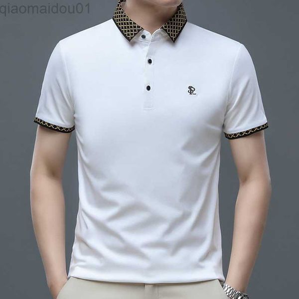 men's t-shirts mlshp summer golf men's polo shirts luxury short sleeve solid color embroidery male t-shirts business casual slim m, White;black
men's t-shirts mlshp summer golf men's polo shirts luxury short sleeve solid color embroidery male t-shirts business casual slim m, White;black