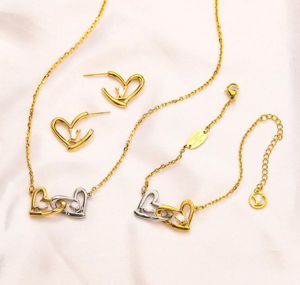 never fading 14k gold plated luxury brand designer pendants necklaces stainless steel double letter choker pendant necklace chain 2130200, Silver
never fading 14k gold plated luxury brand designer pendants necklaces stainless steel double letter choker pendant necklace chain 2130200, Silver