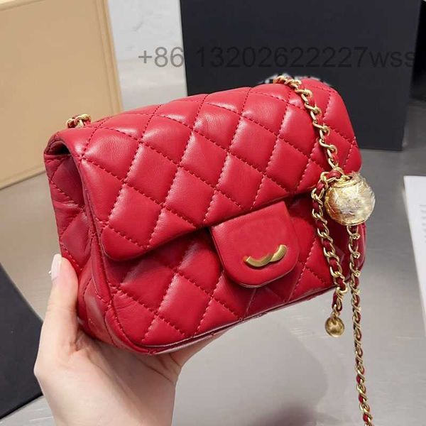 women designer lambskin leather mini classic flap bag crush pearl gold ball metal hardware crossbody shoulder handbag matelasse chain luxury
women designer lambskin leather mini classic flap bag crush pearl gold ball metal hardware crossbody shoulder handbag matelasse chain luxury
