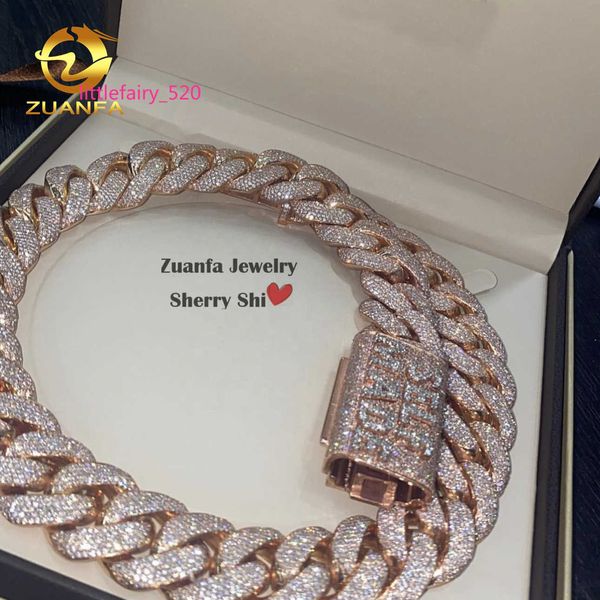 pendant necklaces zuanfa jewelry hip hop rose gold custom made name clasp miami vvs moissanite diamond cuban link chain with custom name cla, Silver
pendant necklaces zuanfa jewelry hip hop rose gold custom made name clasp miami vvs moissanite diamond cuban link chain with custom name cla, Silver