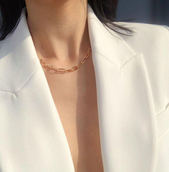trendy paperclip chain necklace geometric simple small oval link women clavicle fashion jewelry chains1316173, Silver
trendy paperclip chain necklace geometric simple small oval link women clavicle fashion jewelry chains1316173, Silver