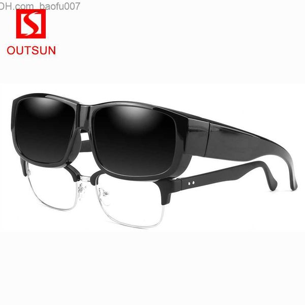 sunglasses outsun 2020 new design neutral polarization suitable sunglasses for men's prescription glasses rx insert sunglass cover z230, White;black
sunglasses outsun 2020 new design neutral polarization suitable sunglasses for men's prescription glasses rx insert sunglass cover z230, White;black