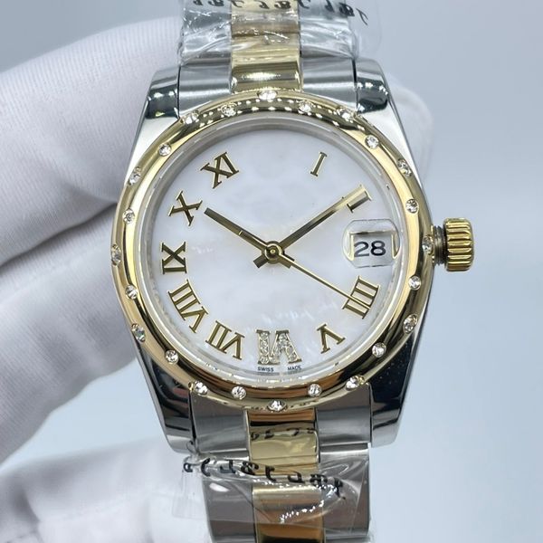 designer women watches 31mm automatic machinery montre aaa watch moissanite diamond watches natural shell pearl face christmas present, Slivery;brown
designer women watches 31mm automatic machinery montre aaa watch moissanite diamond watches natural shell pearl face christmas present, Slivery;brown