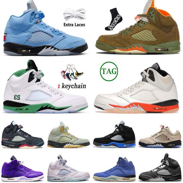 jumpman 5 basketball shoes lucky green 5s cactus jack olive sail unc khaki chrome electric green midnight navy mens designer sneaker dhgate, White;red 
jumpman 5 basketball shoes lucky green 5s cactus jack olive sail unc khaki chrome electric green midnight navy mens designer sneaker dhgate, White;red