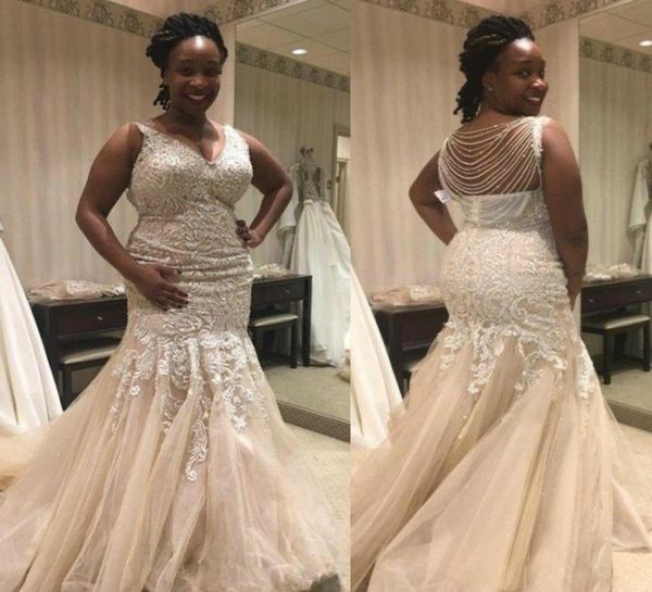 plus size trumpet v neck wedding dresses back mermaid v neck draped beadeding backless chapel train lace appliqued tulle brid5452562, White
plus size trumpet v neck wedding dresses back mermaid v neck draped beadeding backless chapel train lace appliqued tulle brid5452562, White