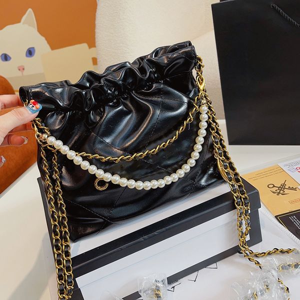 luxury fashion designer bag hobos quilted mini shopping bags pearls chain bag calfskin leather solid hasp crossbody handbag lady shoulder ba
luxury fashion designer bag hobos quilted mini shopping bags pearls chain bag calfskin leather solid hasp crossbody handbag lady shoulder ba