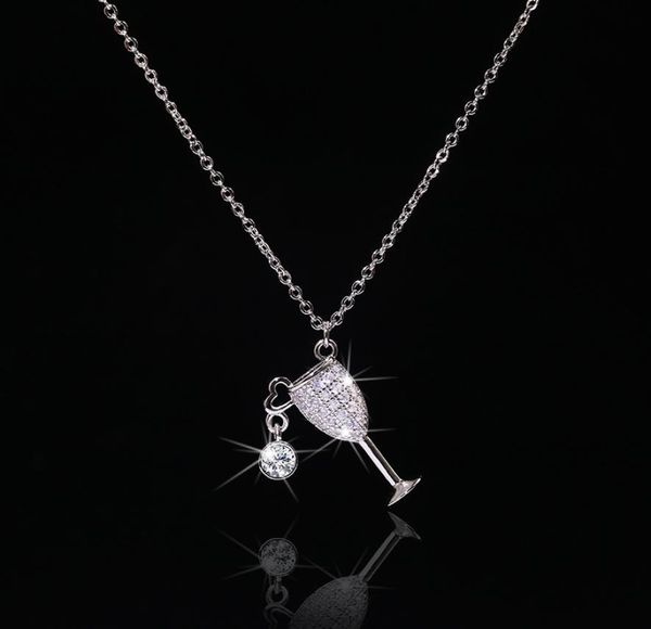 handmade wine glass lab diamond pendant real 925 sterling silver party wedding pendants chain necklace for women charm jewelry6237587
handmade wine glass lab diamond pendant real 925 sterling silver party wedding pendants chain necklace for women charm jewelry6237587