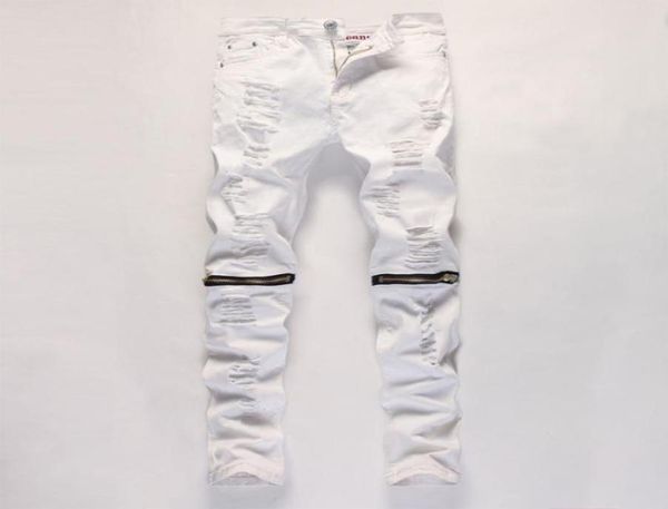 ankle zipper mens jeans slim straight distressed hole ripped jeans men black white red skinny jogger pants male designer trouser6618278, Blue
ankle zipper mens jeans slim straight distressed hole ripped jeans men black white red skinny jogger pants male designer trouser6618278, Blue