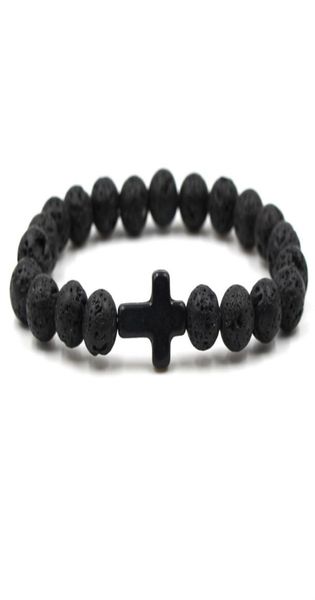 east039frie 8mm lava rock beaded bracelets fashion natural stone charm jewelry punk 9 colors turquoise cross bangles stone 8156390, Black
east039frie 8mm lava rock beaded bracelets fashion natural stone charm jewelry punk 9 colors turquoise cross bangles stone 8156390, Black