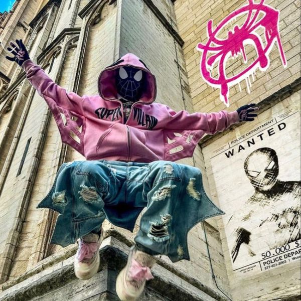 men's hoodies sweatshirts y2k zip up hoodie harajuku vintage gothic streetwear men clothing spider web printed men women oversized swea, Black
men's hoodies sweatshirts y2k zip up hoodie harajuku vintage gothic streetwear men clothing spider web printed men women oversized swea, Black