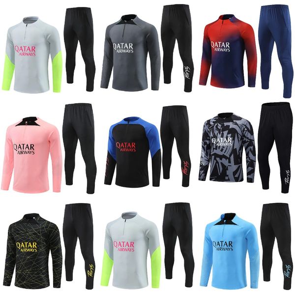 23 24 paris tracksuit mbappe 23 24 psgs training suit long sleeve football soccer jersey kit uniform chandal top, Black
23 24 paris tracksuit mbappe 23 24 psgs training suit long sleeve football soccer jersey kit uniform chandal top, Black