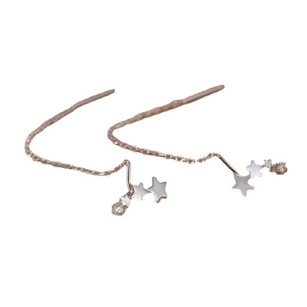 little star titanium steel ear line female summer small fresh temperament high-grade sense earrings ins wind niche gentle earrings, Silver
little star titanium steel ear line female summer small fresh temperament high-grade sense earrings ins wind niche gentle earrings, Silver