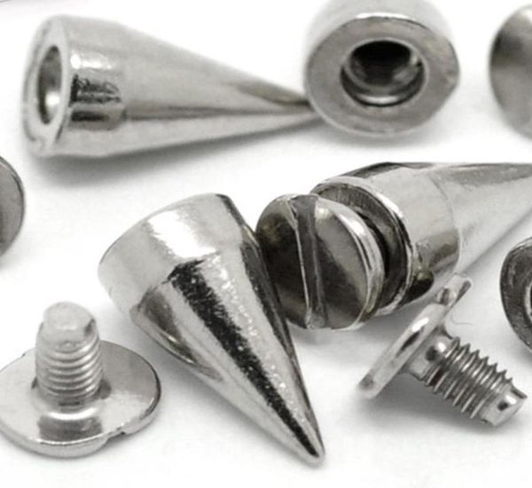 14mm 100 sets silver color bullet cone spike and stud metal screw back for punk diy leathercraft7266989, Black
14mm 100 sets silver color bullet cone spike and stud metal screw back for punk diy leathercraft7266989, Black