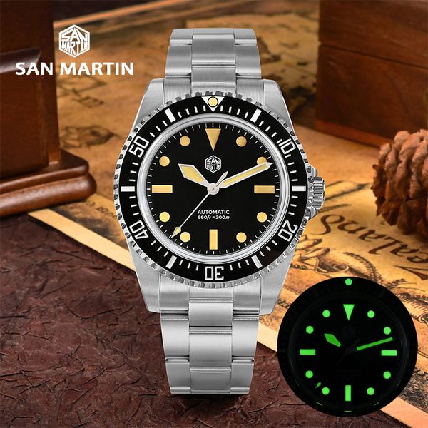 other watches watchdives san martin milsubmariner men watch 38mm diver 6200 retro water ghost luxury nh35 automatic vintage luminous 230714, Slivery;black
other watches watchdives san martin milsubmariner men watch 38mm diver 6200 retro water ghost luxury nh35 automatic vintage luminous 230714, Slivery;black