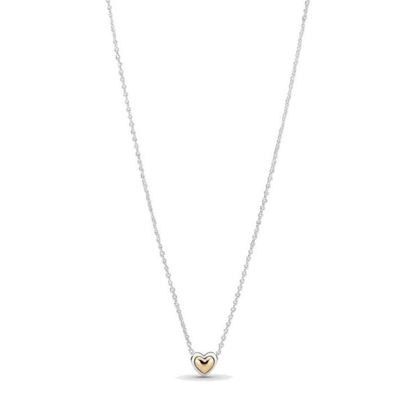 fine jewelry authentic 925 sterling silver necklace fit pendant charm domed golden heart collier necklace fashion love engagement diy weddin
fine jewelry authentic 925 sterling silver necklace fit pendant charm domed golden heart collier necklace fashion love engagement diy weddin