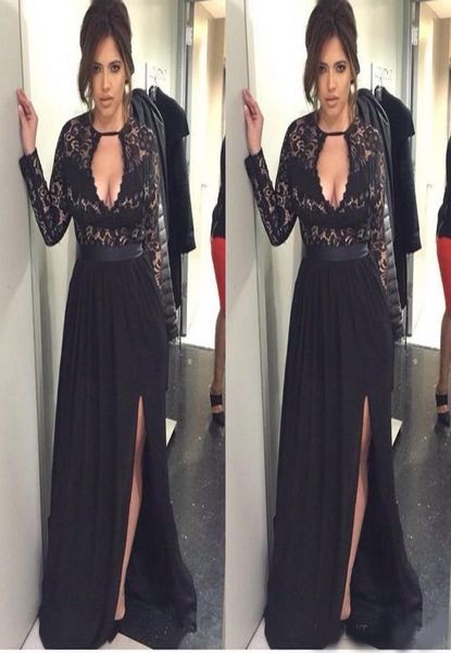 gorgeous black plus size evening dresses with long sleeves aline keyhole neck illusion bodice chiffon split prom gowns formal dre4774804
gorgeous black plus size evening dresses with long sleeves aline keyhole neck illusion bodice chiffon split prom gowns formal dre4774804