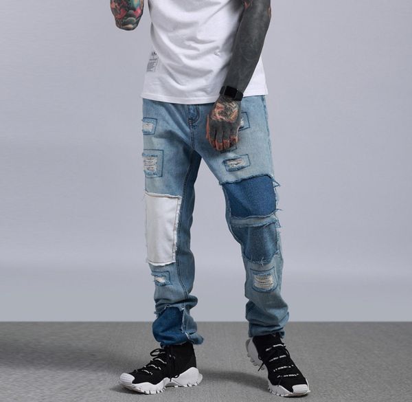 old patch casual pants fashion brand men039s wash jeans patching cloth pants washing holes blue color hip hop style trousers 218561553
old patch casual pants fashion brand men039s wash jeans patching cloth pants washing holes blue color hip hop style trousers 218561553