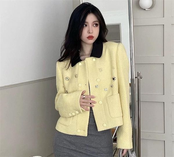 chan new designer clothes women jacket women jacket plus size autumn winter designer fashion cccc camellia jacket tweed leisure cardigan chr, Black;brown
chan new designer clothes women jacket women jacket plus size autumn winter designer fashion cccc camellia jacket tweed leisure cardigan chr, Black;brown