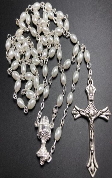pendant necklaces 10pcsset white 64mm glass pear rosary oval bead catholic rosario cute pearl necklace chalice center49360492154596, Silver
pendant necklaces 10pcsset white 64mm glass pear rosary oval bead catholic rosario cute pearl necklace chalice center49360492154596, Silver