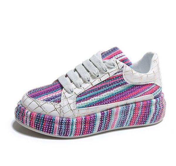 shoes for women with rhinestones casual round toe flat lace-up designer luxury spring sneakers women platform shoes for girls, Black
shoes for women with rhinestones casual round toe flat lace-up designer luxury spring sneakers women platform shoes for girls, Black