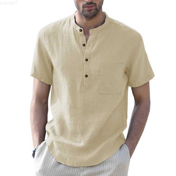 men's casual shirts vintage solid cotton linen men's shirts spring summer casual henry collar buttoned short sleeve clothes men l, White;black
men's casual shirts vintage solid cotton linen men's shirts spring summer casual henry collar buttoned short sleeve clothes men l, White;black