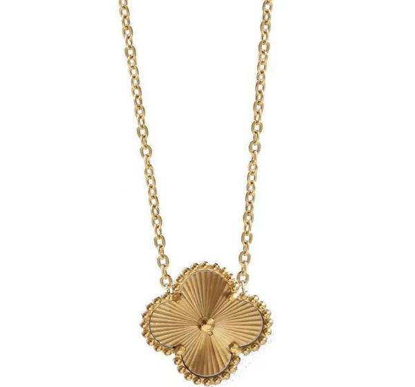 classic gold clover pendant necklace bracelet titanium steel jewelry for women7713156, Silver
classic gold clover pendant necklace bracelet titanium steel jewelry for women7713156, Silver