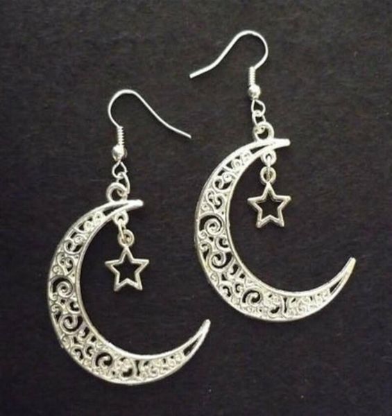 alloy ancient silver hollow moon star charm dangle earrings fashion creative women jewelry designer earrings friend holid1743936
alloy ancient silver hollow moon star charm dangle earrings fashion creative women jewelry designer earrings friend holid1743936