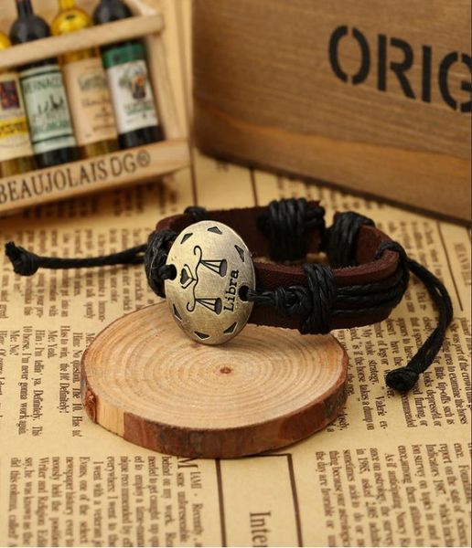bracelets bangles jewelry fashion vintage punk pu leather knitted alloy twelve zodiac signs charm bracelets mix 12piece set9098339, Golden;silver
bracelets bangles jewelry fashion vintage punk pu leather knitted alloy twelve zodiac signs charm bracelets mix 12piece set9098339, Golden;silver