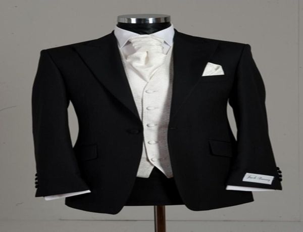 new custom made one button black groom tuxedos peak lapel man groomsmen men wedding suits bridegroom jacketpantstievest 2745796, Black;gray
new custom made one button black groom tuxedos peak lapel man groomsmen men wedding suits bridegroom jacketpantstievest 2745796, Black;gray