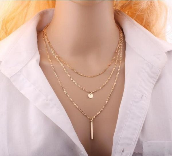 new arrival charm jewelry women necklaces punk style pendants copper beads multilayer necklace 2colors golden silver neckwear6213642
new arrival charm jewelry women necklaces punk style pendants copper beads multilayer necklace 2colors golden silver neckwear6213642