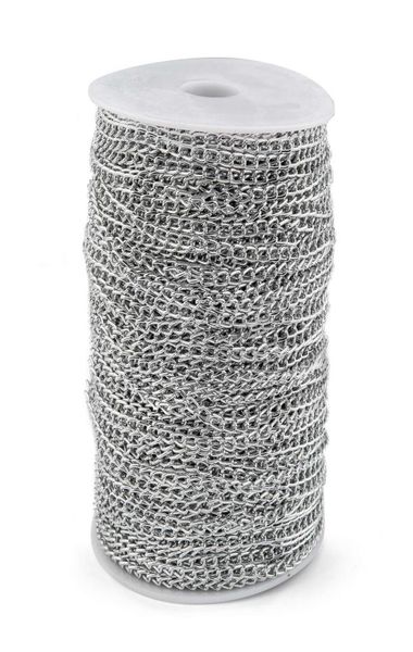 100mroll aluminum ed chains silver color plated necklace curb chains bulk for bracelets open link for diy jewelry making7343692, Blue;slivery
100mroll aluminum ed chains silver color plated necklace curb chains bulk for bracelets open link for diy jewelry making7343692, Blue;slivery