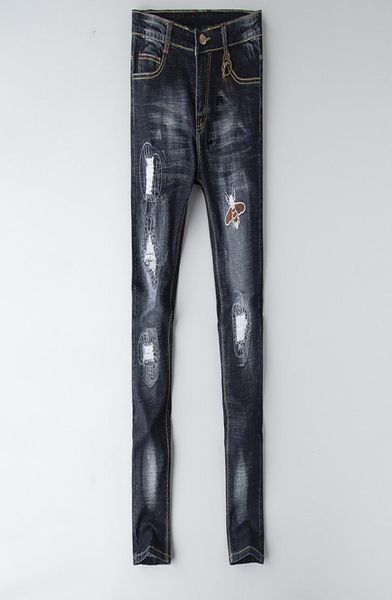 fashion jeans mens distressed ripped skinny trousers luxury clothes slim motorcycle moto biker hip hop denim man embroidery bee pa6820847, Blue
fashion jeans mens distressed ripped skinny trousers luxury clothes slim motorcycle moto biker hip hop denim man embroidery bee pa6820847, Blue