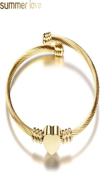 love heart screw bracelets stainless steel bangle set with adjustable gold and silver finish for women ideal birthday gift9105318, Black
love heart screw bracelets stainless steel bangle set with adjustable gold and silver finish for women ideal birthday gift9105318, Black