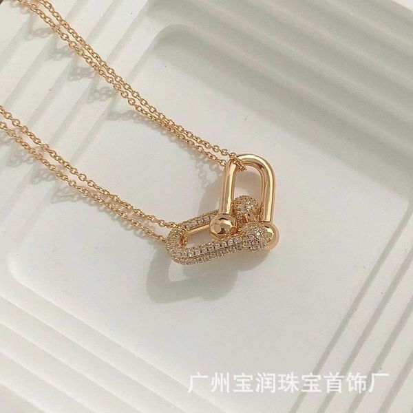 designer new tiffay hardwear series u-shaped horseshoe buckle necklace fashion ins men's and women's s925 sterling silver
designer new tiffay hardwear series u-shaped horseshoe buckle necklace fashion ins men's and women's s925 sterling silver