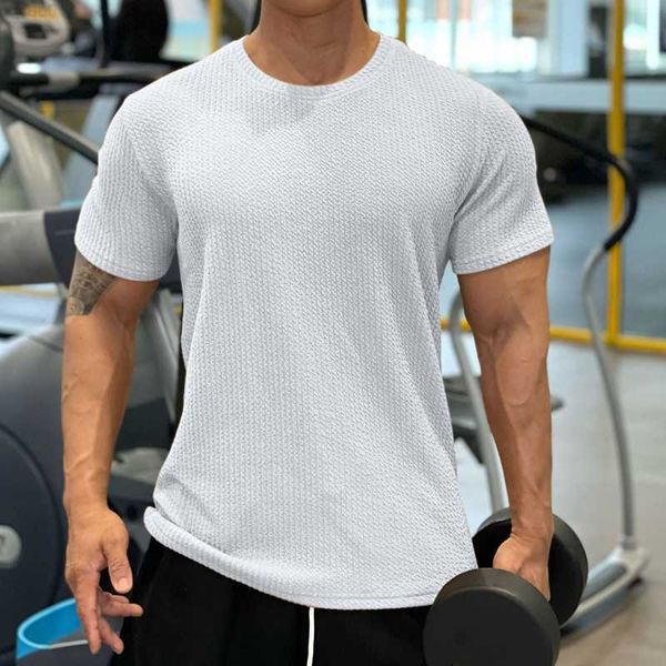 men's t-shirts elastic slim fit sports t shirt men casual short sleeve o neck pure color skinny tee pullover for mens gym clothing simp, White;black
men's t-shirts elastic slim fit sports t shirt men casual short sleeve o neck pure color skinny tee pullover for mens gym clothing simp, White;black