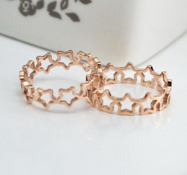 women039s stars hollow ring pentagram rose gold rings fashion charm titanium steel women039s rings women039s band rin8600532, Silver
women039s stars hollow ring pentagram rose gold rings fashion charm titanium steel women039s rings women039s band rin8600532, Silver