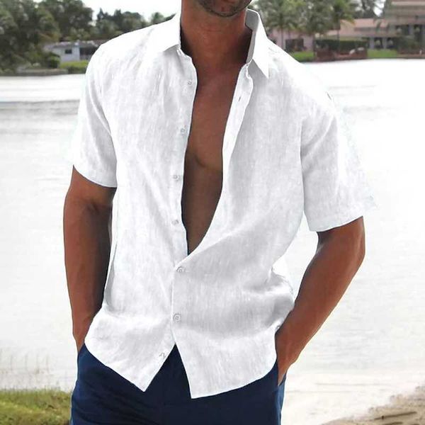 men's casual shirts leisure pure color loose cotton linen men shirt casual short sleeve button-up lapel beach shirts 2023 spring summer, White;black
men's casual shirts leisure pure color loose cotton linen men shirt casual short sleeve button-up lapel beach shirts 2023 spring summer, White;black