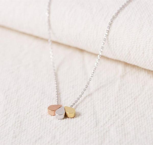 fashion tricolor water drop pendant gold plated teardrops necklace for women gift whole6303073, Silver
fashion tricolor water drop pendant gold plated teardrops necklace for women gift whole6303073, Silver