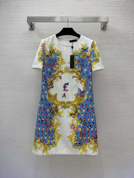 girl t shirt style summer dress designer dresses handmade beaded diamond embellished gold floral beetle print round neck short sleeve party, Black;gray
girl t shirt style summer dress designer dresses handmade beaded diamond embellished gold floral beetle print round neck short sleeve party, Black;gray