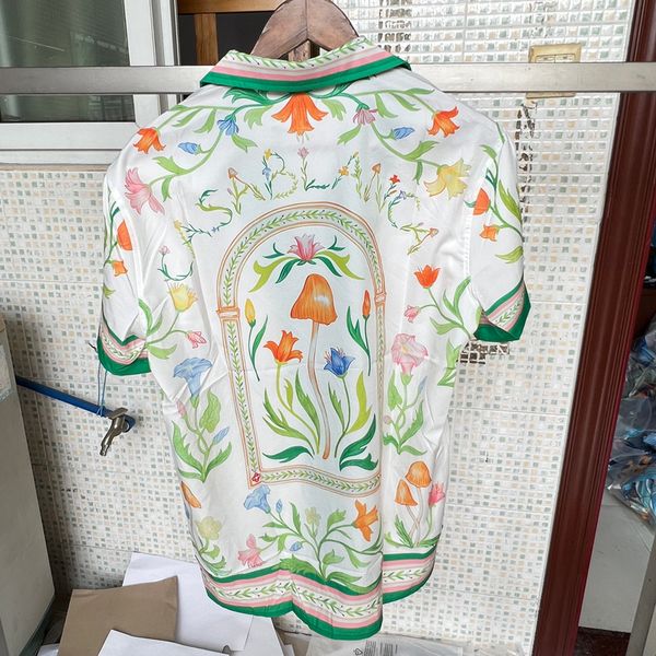 mens casual shirts colorful letters casablanca multi floral print shirt thin silk men women hawaii beach short sleeve 230714, White;black
mens casual shirts colorful letters casablanca multi floral print shirt thin silk men women hawaii beach short sleeve 230714, White;black