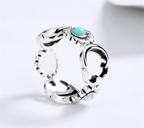 women girl turquoise ring flower letter rings gift for love girlfriend fashion jewelry accessories8256455, Silver
women girl turquoise ring flower letter rings gift for love girlfriend fashion jewelry accessories8256455, Silver