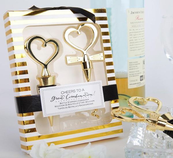 10pcs gold heart wine bottle opener ser set with gift box wedding favors party christmas gift5258364, Black
10pcs gold heart wine bottle opener ser set with gift box wedding favors party christmas gift5258364, Black