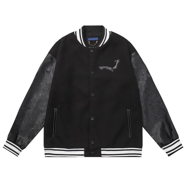designer jacket men's baseball jacket embroidered letter cardigan jacket men's hip hop loose sweater jacket men and women 3344, Black;brown
designer jacket men's baseball jacket embroidered letter cardigan jacket men's hip hop loose sweater jacket men and women 3344, Black;brown