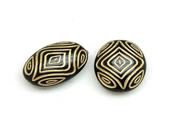 100 pcs acrylic flat oval pattern beads with gold lined antique design deads for diy jewelry making accessories3702258, Black
100 pcs acrylic flat oval pattern beads with gold lined antique design deads for diy jewelry making accessories3702258, Black