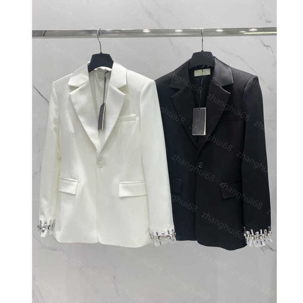 23ss womens designer clothing womens jacket stitched silk organza high set cuff hand-beaded suit women clothes a1, Black;brown
23ss womens designer clothing womens jacket stitched silk organza high set cuff hand-beaded suit women clothes a1, Black;brown
