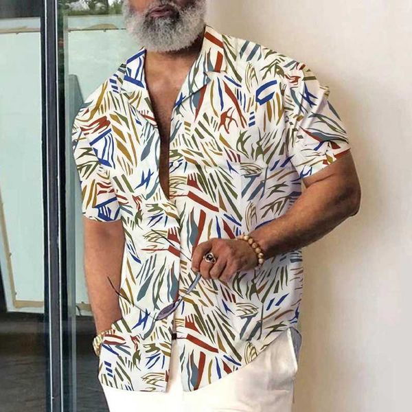 men's casual shirts leisure men's shirts 2023 summer fashion graphic printed short sleeve lapel buttoned shirt men casual loose be, White;black
men's casual shirts leisure men's shirts 2023 summer fashion graphic printed short sleeve lapel buttoned shirt men casual loose be, White;black