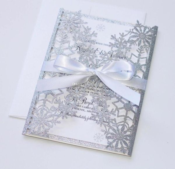 luxury silver wedding invitation snowflake laser cut invitation elegant hollow wedding party invitations with white bow 7358057, Black
luxury silver wedding invitation snowflake laser cut invitation elegant hollow wedding party invitations with white bow 7358057, Black