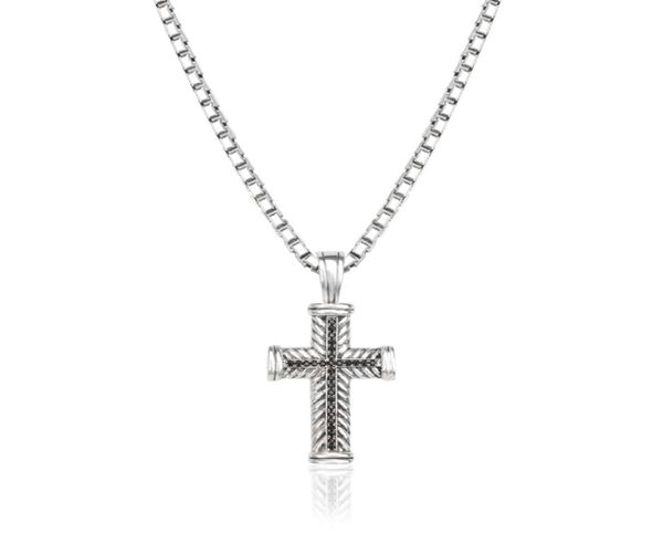 necklace 925 silver men039s jewelry black diamond chevron design jewelry men pendant cross necklaces8466754
necklace 925 silver men039s jewelry black diamond chevron design jewelry men pendant cross necklaces8466754