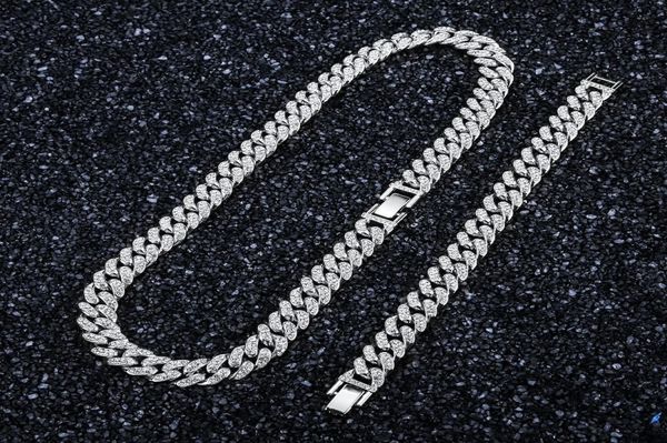 mens 14k gold iced out miami cuban link chains hip hop jewelry bling rhinestone 18inch 20inch 24inch long chain silve2402917, Silver
mens 14k gold iced out miami cuban link chains hip hop jewelry bling rhinestone 18inch 20inch 24inch long chain silve2402917, Silver